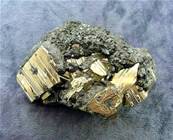 PYRITE WITH QUARTZ & SPHALERITE CRYSTAL SPECIMEN. SP6632