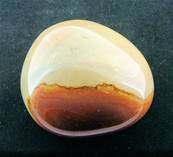 POLYCHROME JASPER POLISHED PEBBLE/ PALMSTONE. SP6805POL