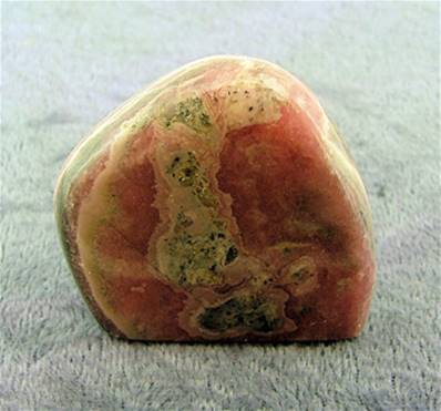 RHODOCROSITE POLISHED PEBBLE SPECIMEN. SP6889POL