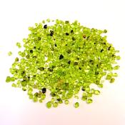 200g BAG OF PERIDOT POLISHED CRYSTAL CHIPS.   SPR14396POL