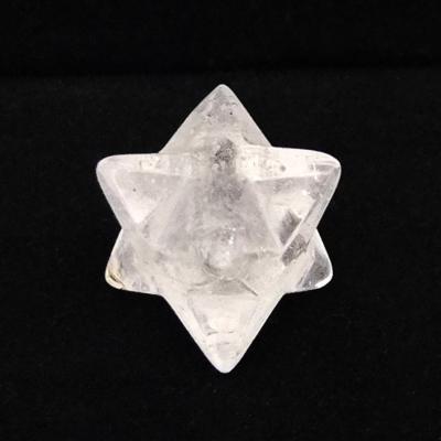 Mini Merkaba Star In Quartz.   SPR15579POL