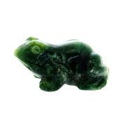 Gemstone Carving Of A Frog In Moss Agate.   SPR16798POL