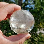 NATURAL CITRINE SPHERE.   SP8137POL