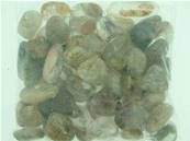 CHLORITE IN QUARTZ POLISHED PEBBLES. 15 - 30MM ACROSS. 5 - 20g. CHLQTZPOL1