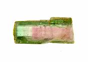 BI- COLOURED TOURMALINE CRYSTAL SPECIMEN.   SP10367