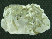 GREEN TOURMALINE IN QUARTZ SPECIMEN. 68 X 42 X 40MM APROX. 184g. SP1058