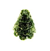 GEMSTONE MINI CHRISTMAS TREE CARVING IN WYOMING JADE.   SP12973POL