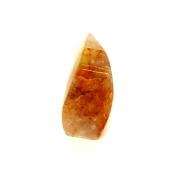 FIRE QUARTZ (RED HEMATIOD QUARTZ) POLISHED FLAME.   SP13603POL