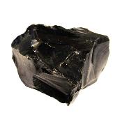 Fractured Black Obsidian Raw Crystal Specimen. SP16281SLF