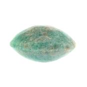 Oval Shape Fully Polished Palm Stone in Green Moonstone.   SP16324POL 