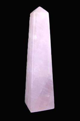 Gemstone Obelisk In Rose Quartz.   SP16752POL