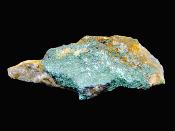 Azurite With Malachite Formations On Matrix Specimen.   SP16761