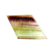 Fluorite fully polished diamond (Rhomboid Shape) slice specimen.   SP16830POL