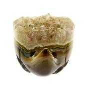 Agate With Quartz Druze Crystal In Form Of A Hedgehog.   SP16837POL