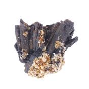 Black Tourmaline With Mica Specimen.   SP17023