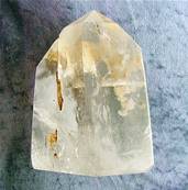 INCLUDED QUARTZ POLISHED POINT SPECIMEN. SP5496POL