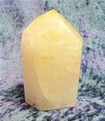 GOLDEN HEALER POLISHED QUARTZ POINT SPECIMEN. SP7632POL