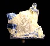 BLUE KYANITE BLADES IN QUARTZ SPECIMEN. SP9659