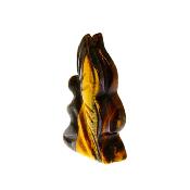 Kneeling Fairy Carved Figure in Tigerseye.   SPR15323POL