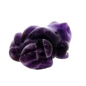 Gemstone Carving Of A Frog In Amethyst.   SPR16797POL