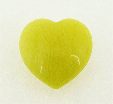 LIME JADE MINI PUFF HEART. SPR7454POL