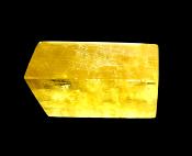 OPTICAL GOLDEN CALCITE POLISHED RHOMBIODAL CRYSTAL SPECIMEN.   SP12029POL