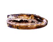 AGATE WITH AMETHYST POLISHED FACE GEODE SPECIMEN.   SP14208POL