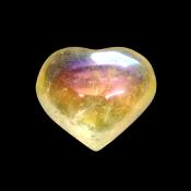 ANGEL AURA QUARTZ PUFF HEART.   SP14632POL