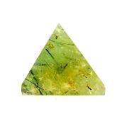 GEMSTONE PYRAMID IN PREHNITE.   SP14855POL