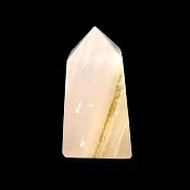 GEMSTONE OBELISK IN MANGANO CALCITE.   SP15027POL