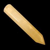 GEMSTONE PENCIL POINT IN MANGANO CALCITE.   SP15028POL