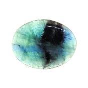 Blue Fluorite Polished Palmstone.   SP15893POL