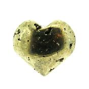 Iron Pyrite (Fools Gold) Polished Geode Heart.   SP16077POL