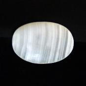 Mangano Calcite polished oval Thumb or Palm Stone.   SP16195POL