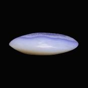 Blue Lace Agate Oval Shape, Polished Palm Stone.   SP16396POL