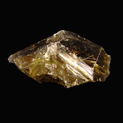 Golden Rutilated Smokey Quartz Raw Crystal Specimen.   SP16489