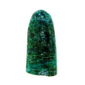 Chrysocolla fully polished specimen with flat cut base to stand.   SP16633POL