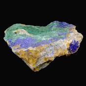 Azurite With Malachite Formations On Matrix Specimen.   SP16766SLF