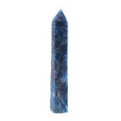 Gemstone Fully Polished And Faceted Point Specimen In Apatite.   SP17055POL