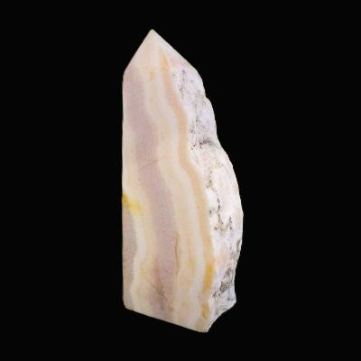 Three Sides Partially Polished Orange Calcite Point/ Tower Specimen.    SP17143POL
