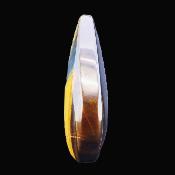 Tiger's Eye Fully Polished 'Flame' Carving.   SP17158POL