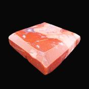 Diamond Shape Fully Polished Brecciated Jasper Slice Specimen.    SP17189POL