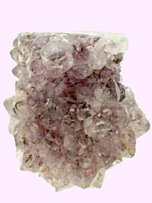 STALAGTITIC AMETHYST CLUSTER SPECIMEN.   SP296