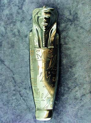 EGYPTIAN PHARAOHS SARCOPHAGUS CARVING IN HEMATITE. SP4830POL