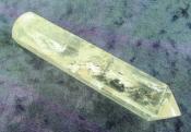 QUARTZ FACETED HEALING WAND. SP6706POL