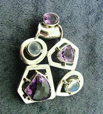 ONE OFF 925 SILVER DESIGNER PENDANT. SP8158PEND