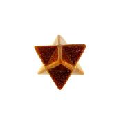 MERKABA STAR IN COPPER GOLDSTONE.   SPR13308POL