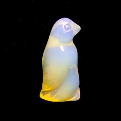 CARVING OF A PENGUIN IN OPALITE.   SPR15077POL   