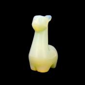 Alpaca carving in Opalite.   SPR15344POL