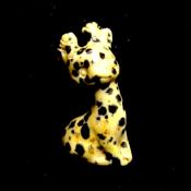 Reindeer Carving in Dalmatian Jasper.   SPR15518POL